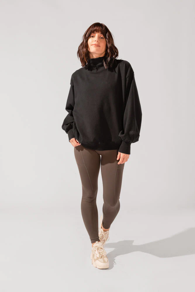Ooey Gooey Mockneck Sweatshirt - Black - Image 9