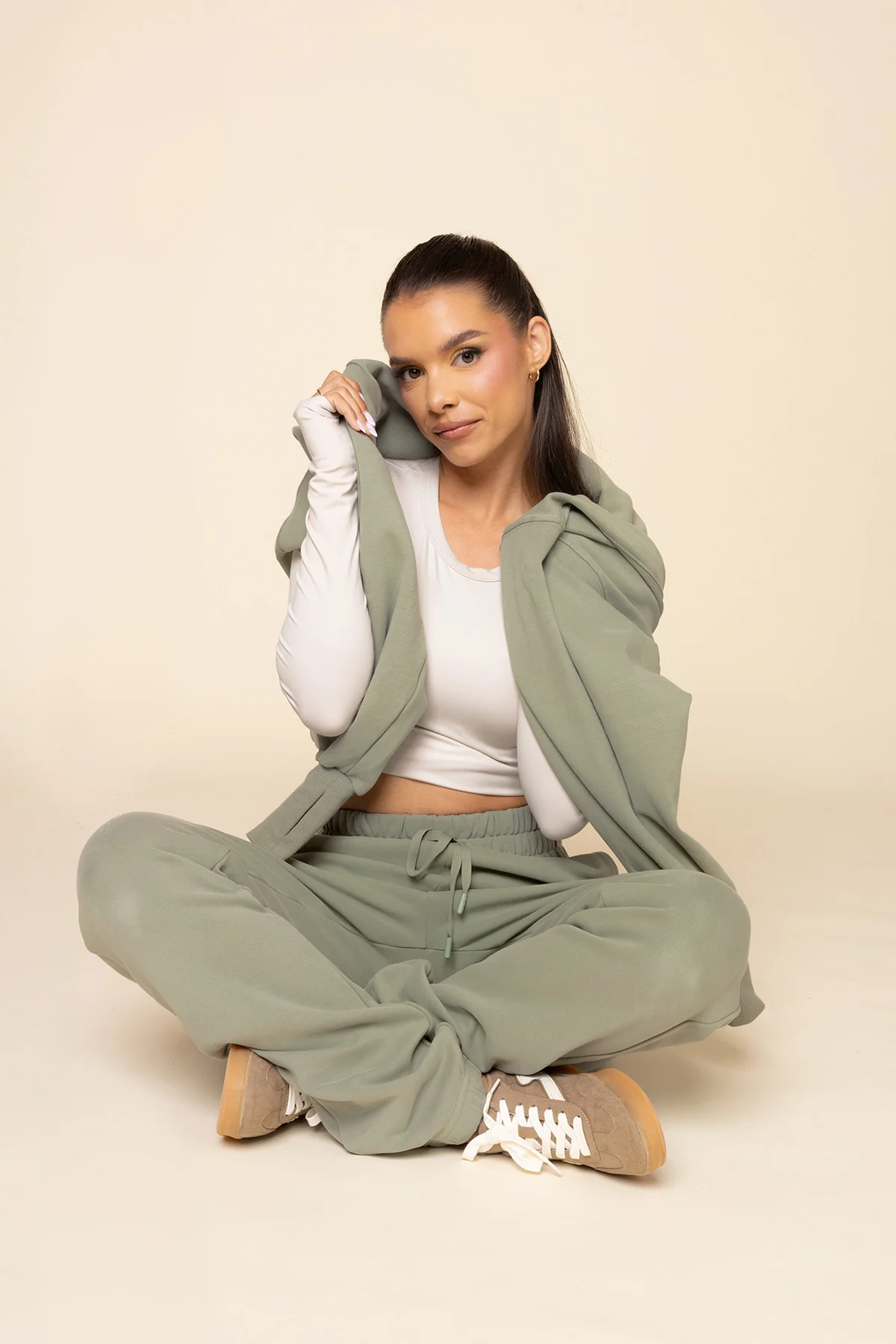 Ooey Gooey Sweatpant - Light Sage - Image 10