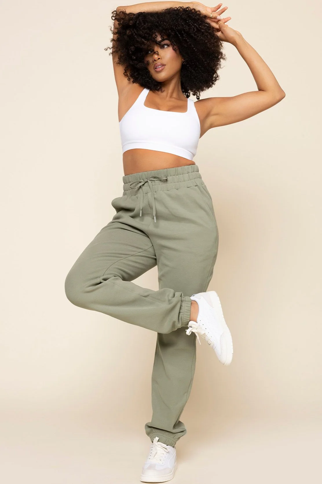 Ooey Gooey Sweatpant - Light Sage - Image 3
