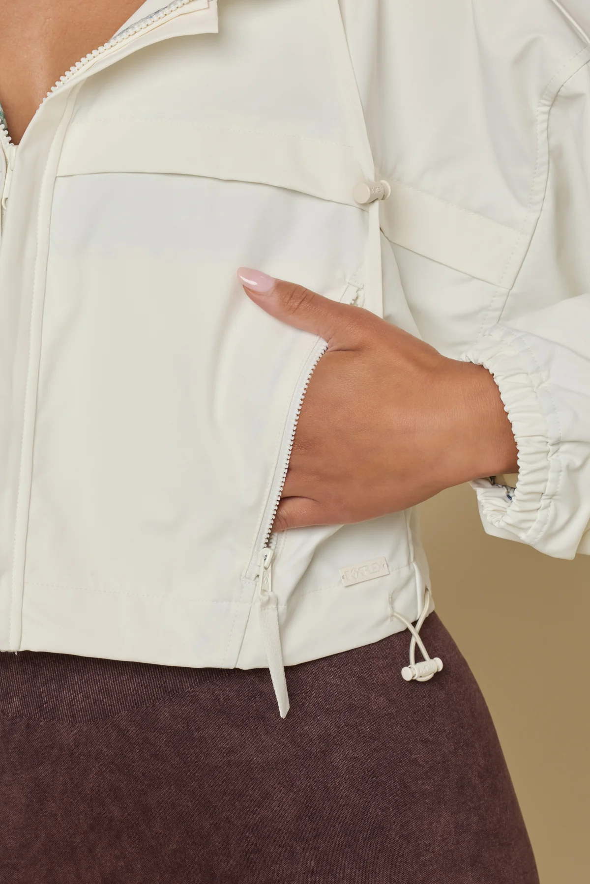 Packable Windbreaker - Coconut Cream - Image 6
