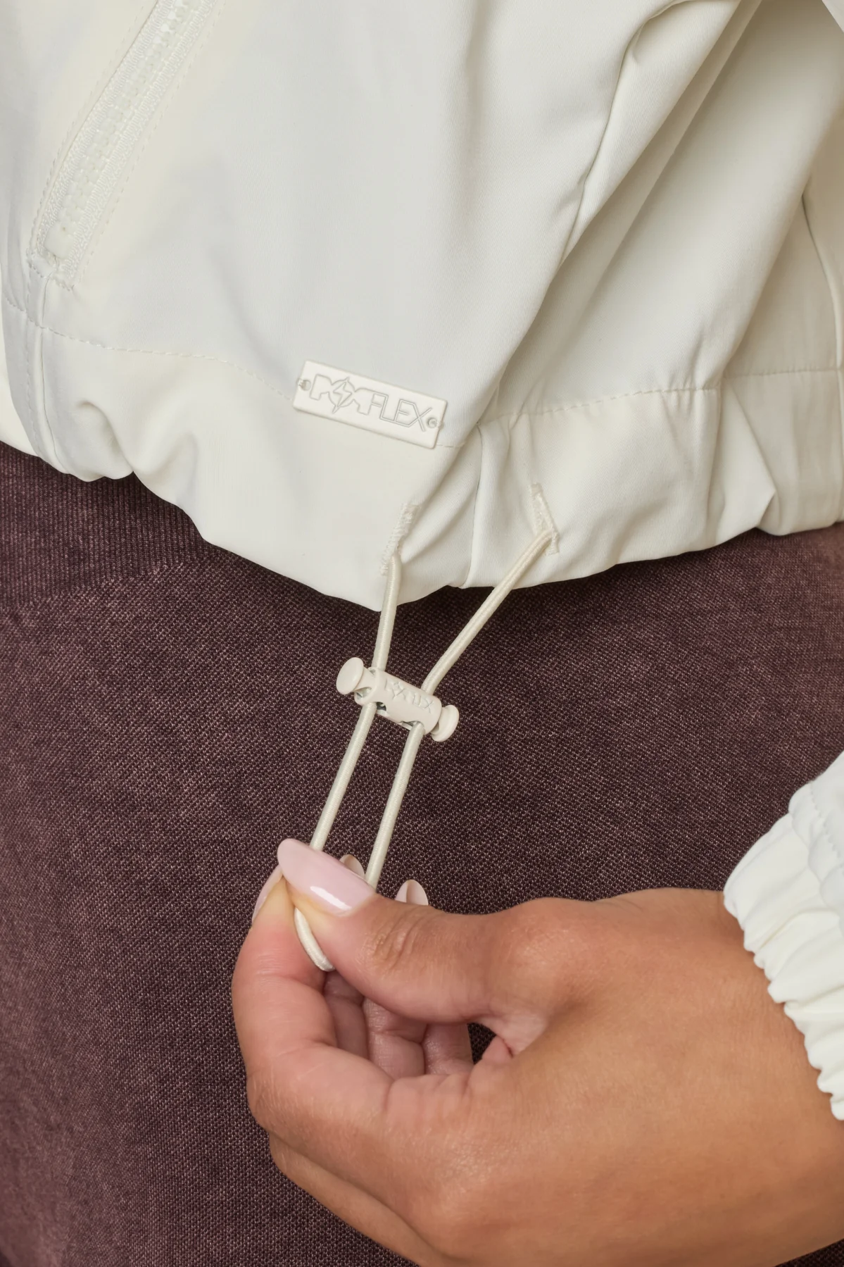 Packable Windbreaker - Coconut Cream - Image 7