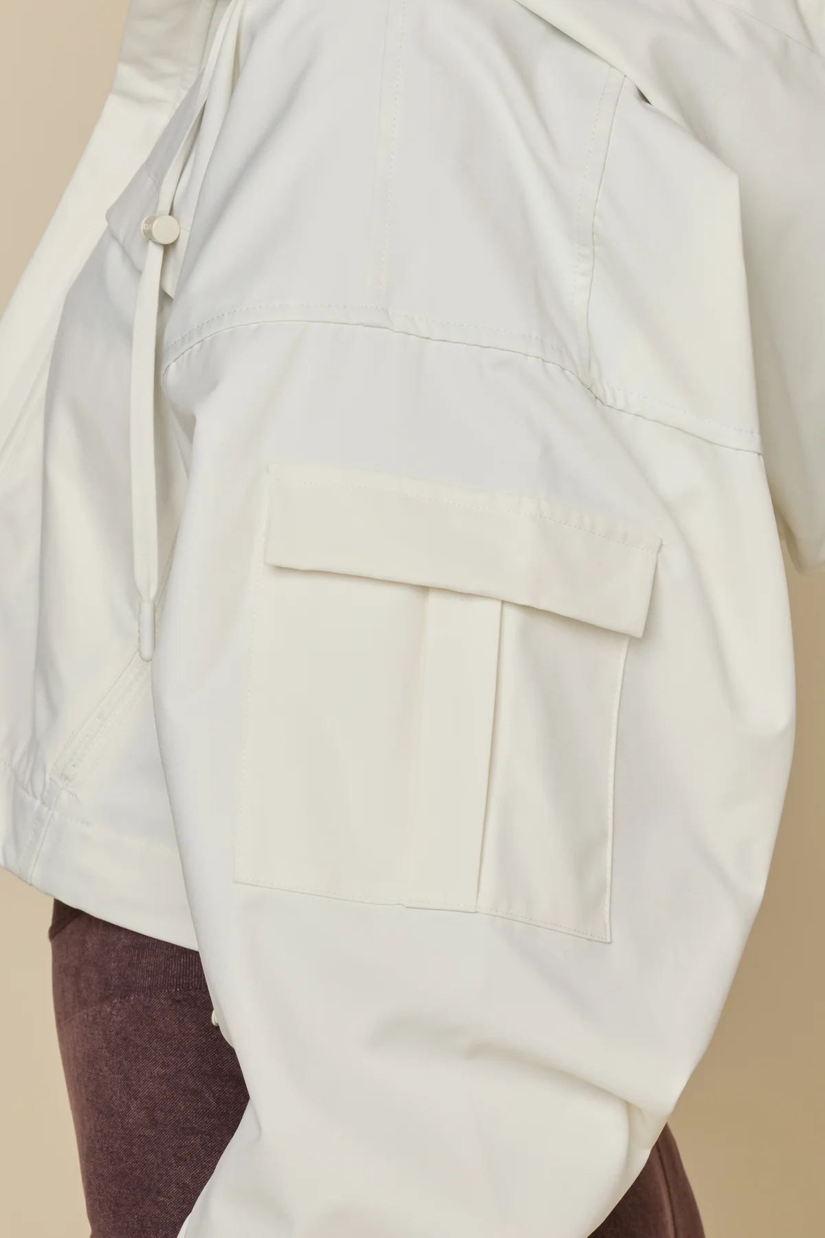 Packable Windbreaker - Coconut Cream - Image 9