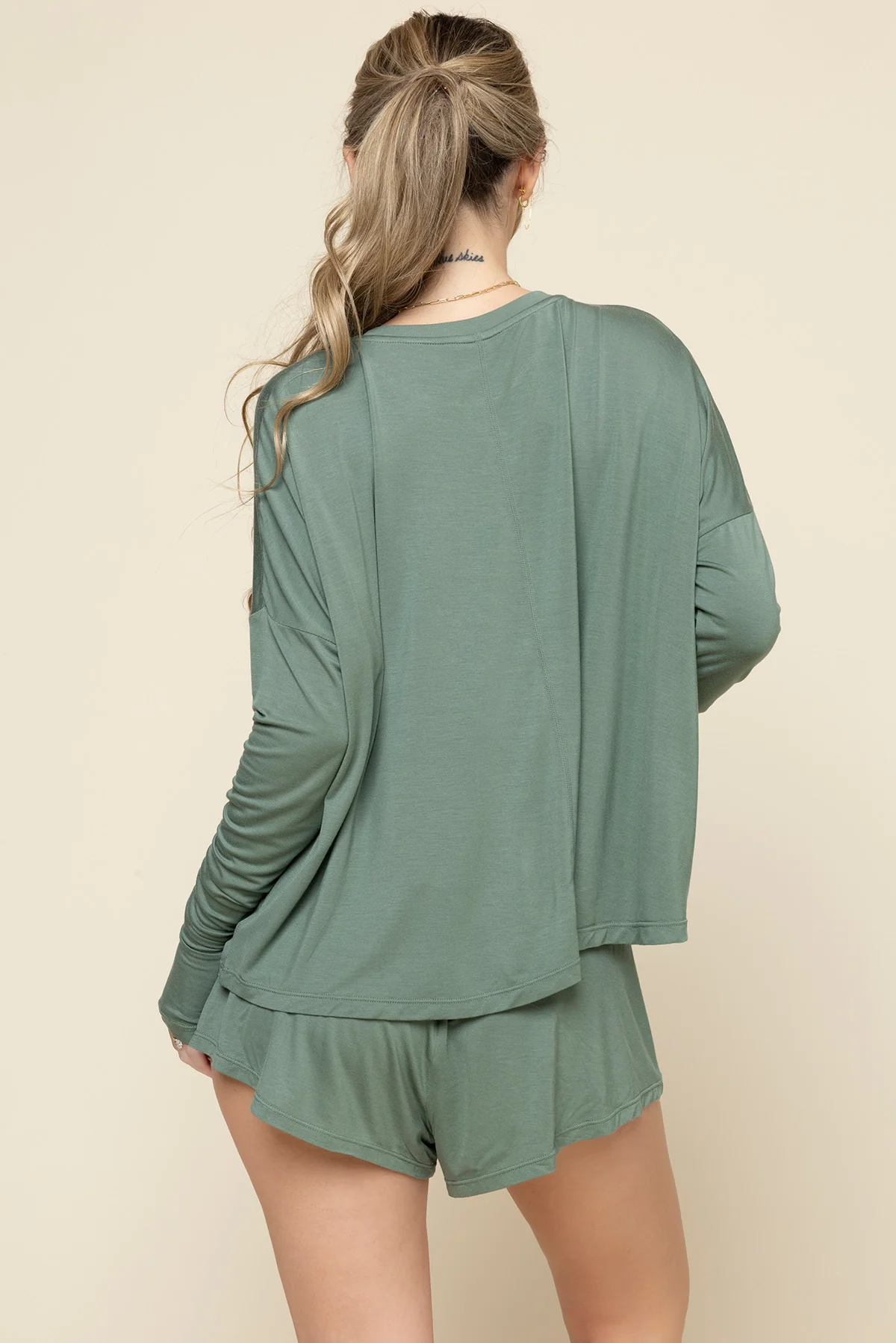 Perfect Lounge Shorts - Leaf Green - Image 10