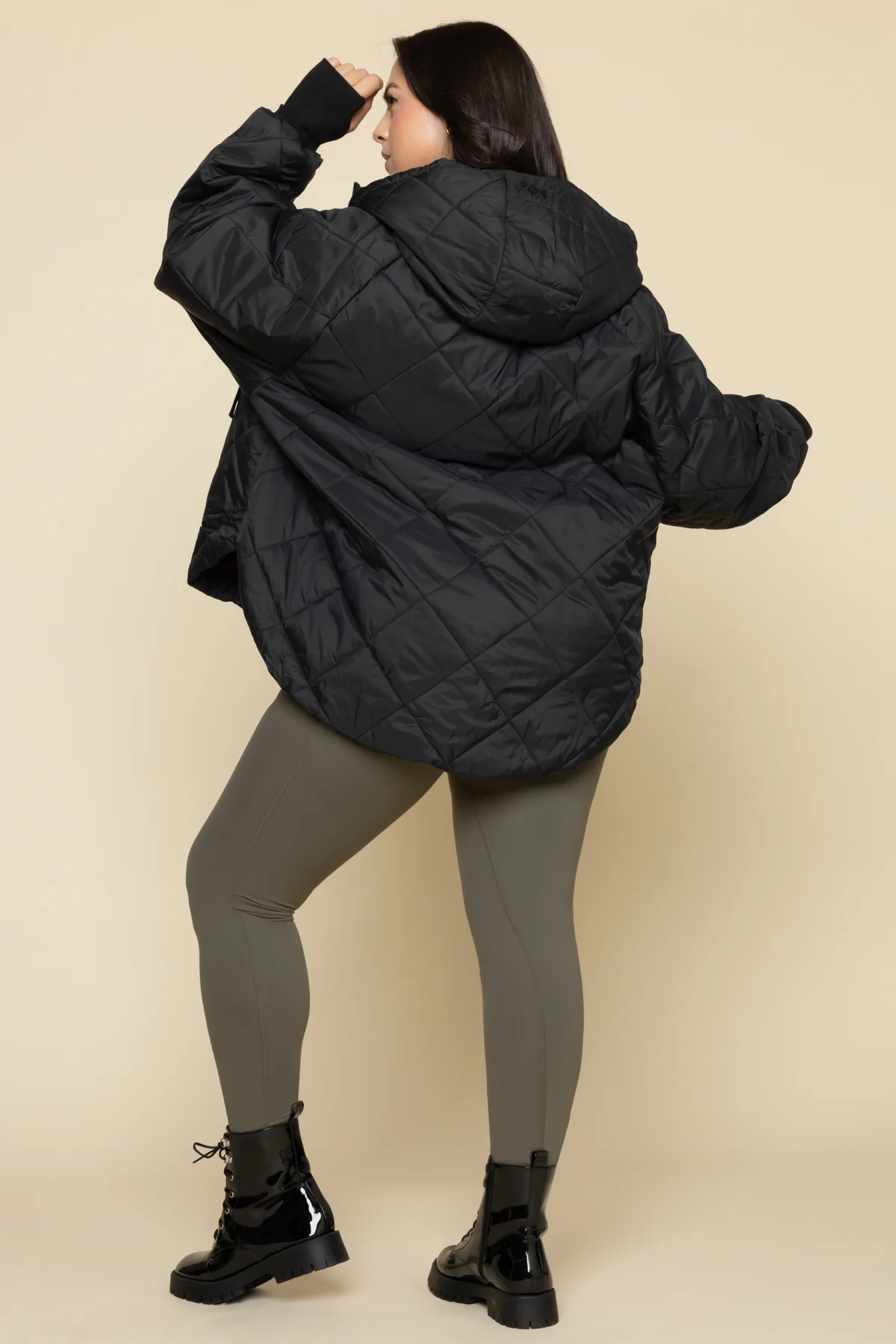 Pillow Packable Puffer Jacket - Black - Image 5