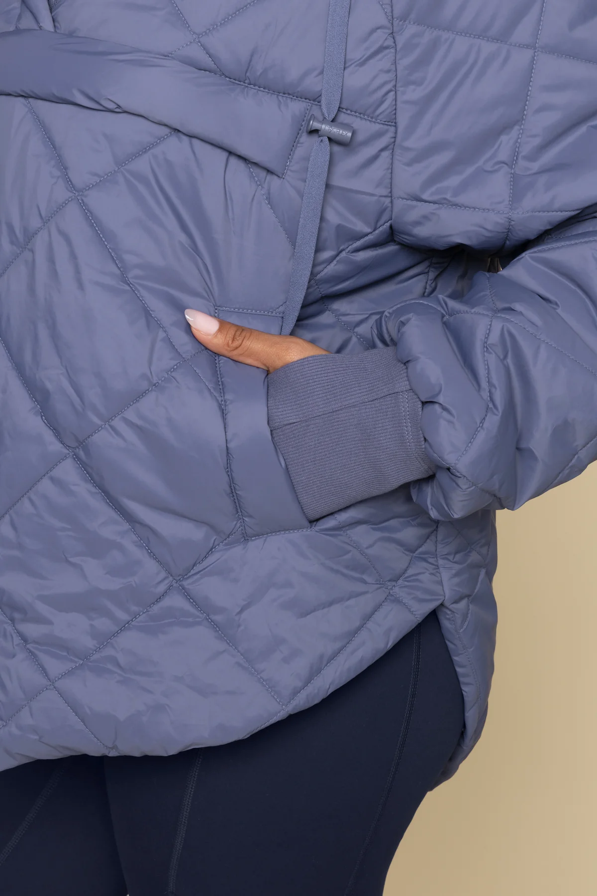 Pillow Packable Puffer Jacket - Blue Haze - Image 5