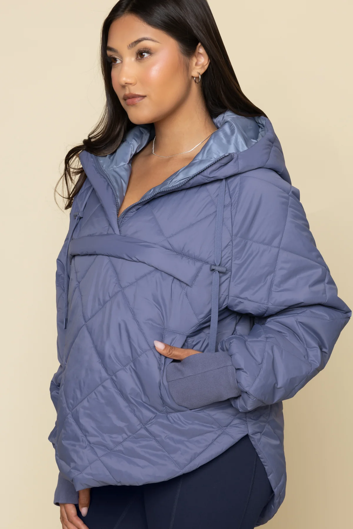 Pillow Packable Puffer Jacket - Blue Haze - Image 9