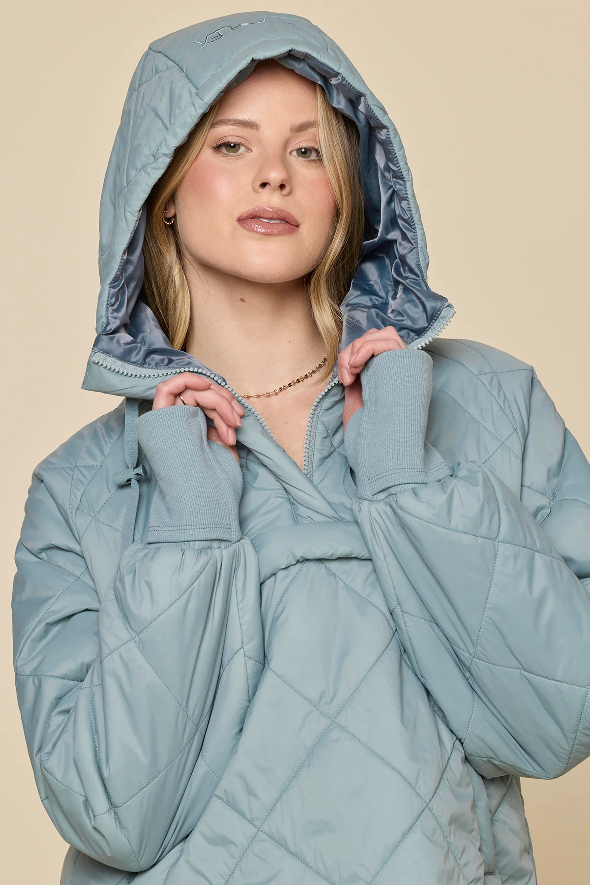 Pillow Packable Puffer Jacket - Cloudy Blue - Image 2