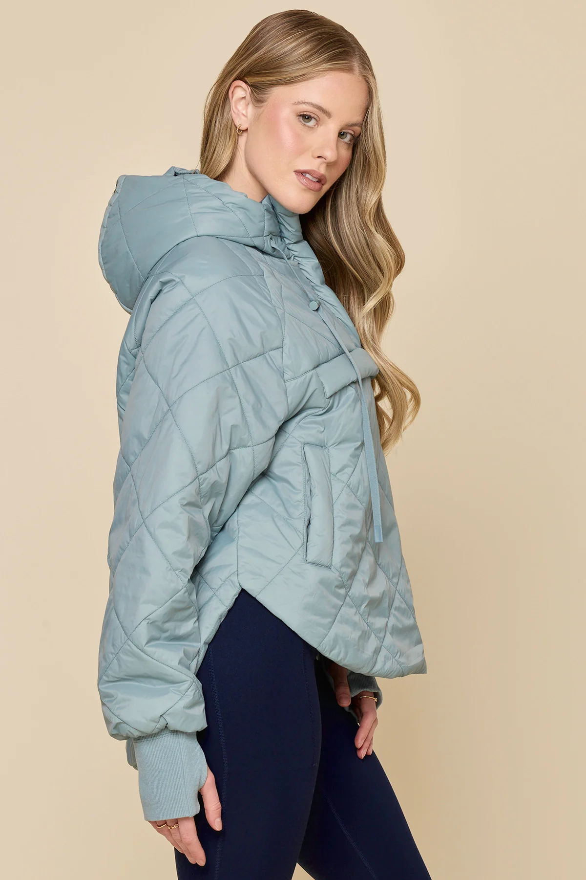 Pillow Packable Puffer Jacket - Cloudy Blue - Image 5