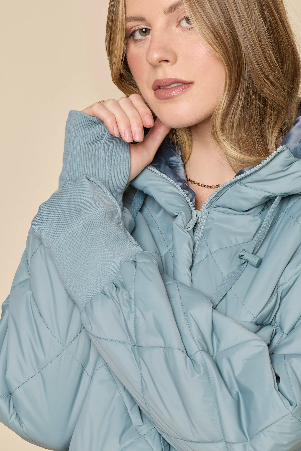 Pillow Packable Puffer Jacket - Cloudy Blue - Image 7