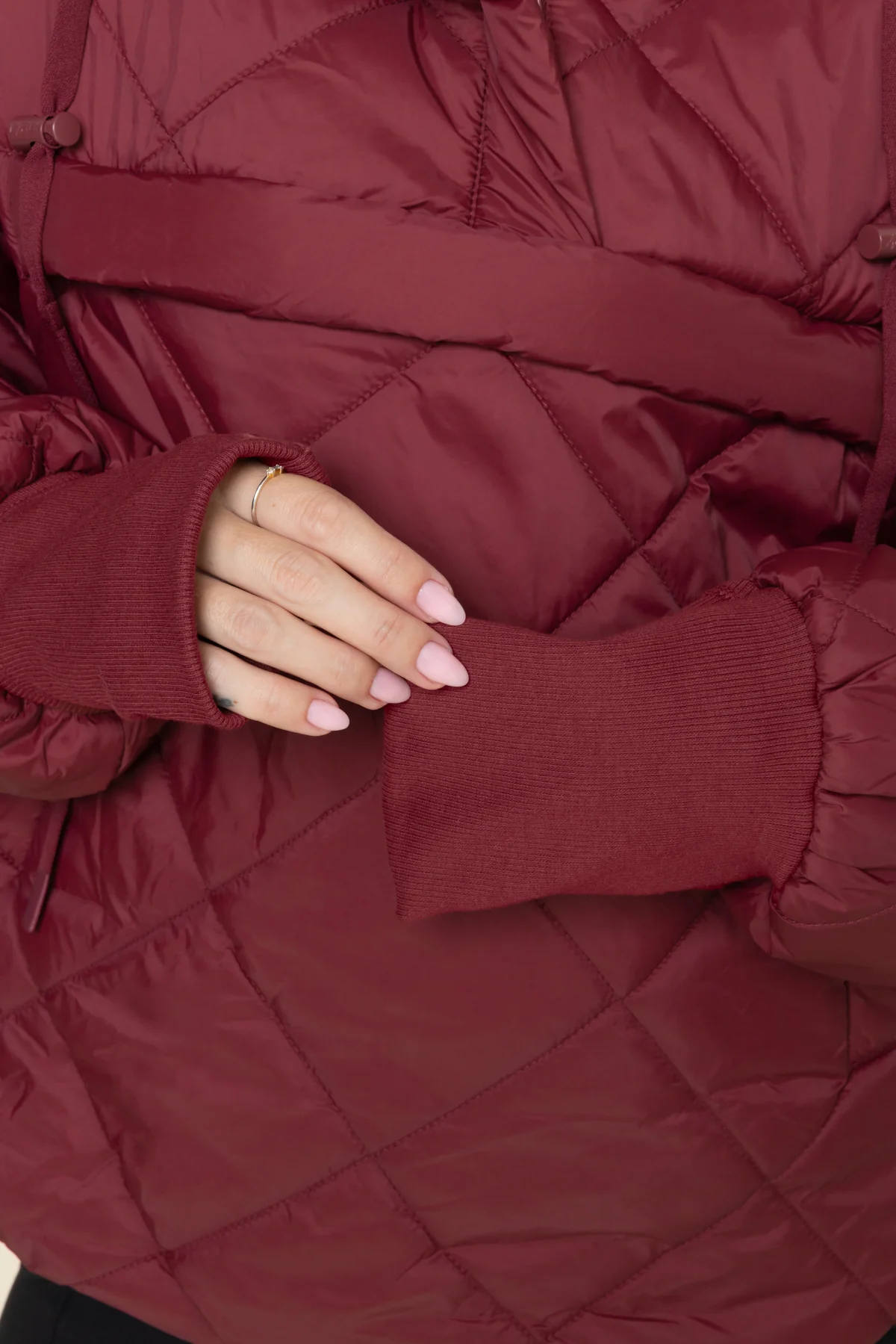 Pillow Packable Puffer Jacket - Crimson - Image 13