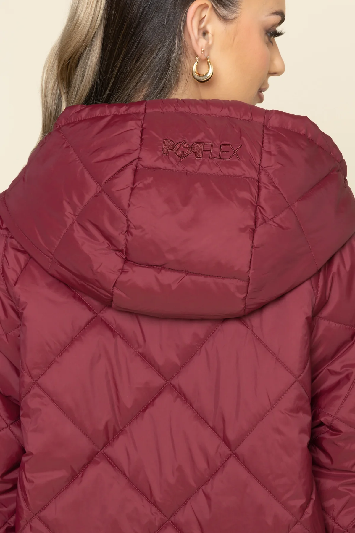 Pillow Packable Puffer Jacket - Crimson - Image 9
