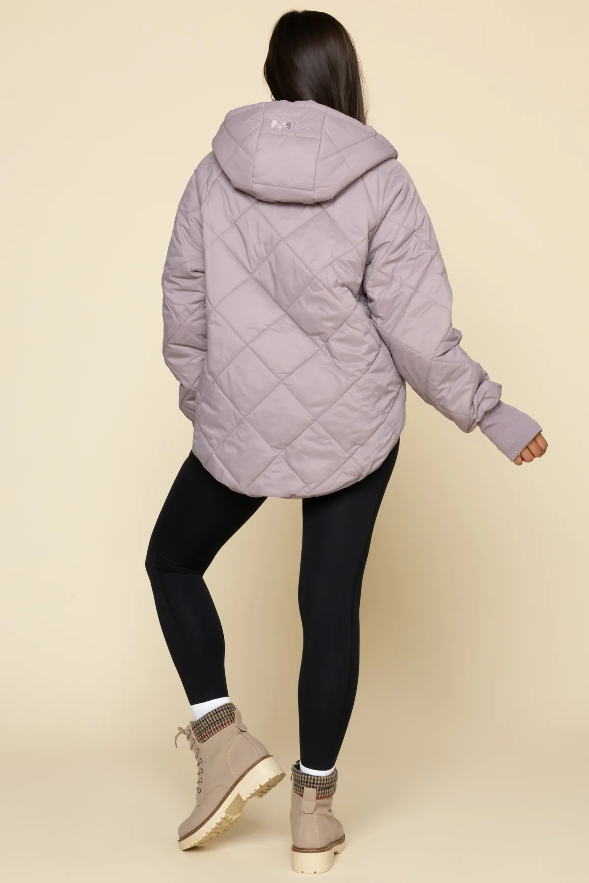 Pillow Packable Puffer Jacket - Dusty Mauve - Image 4