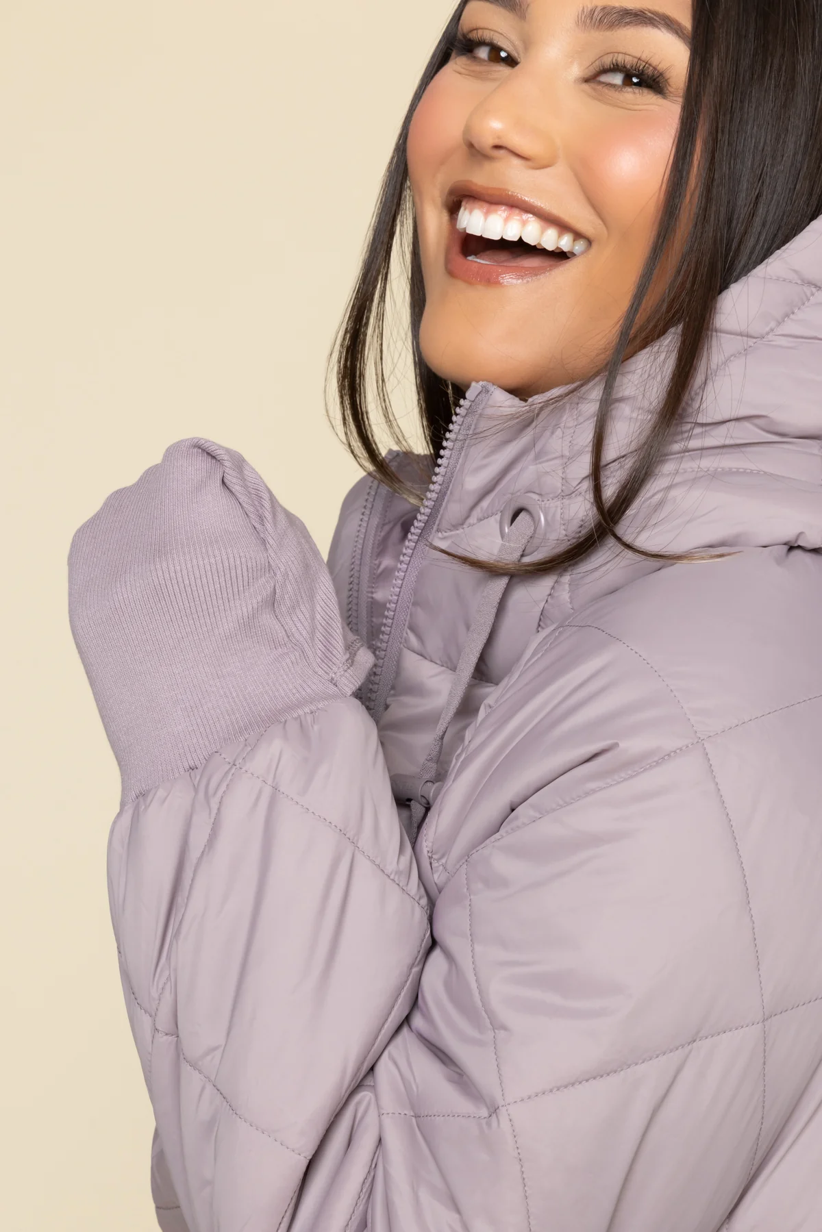 Pillow Packable Puffer Jacket - Dusty Mauve - Image 9