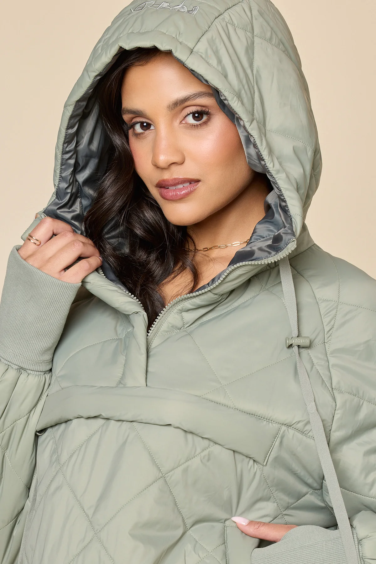 Pillow Packable Puffer Jacket - Light Sage - Image 2