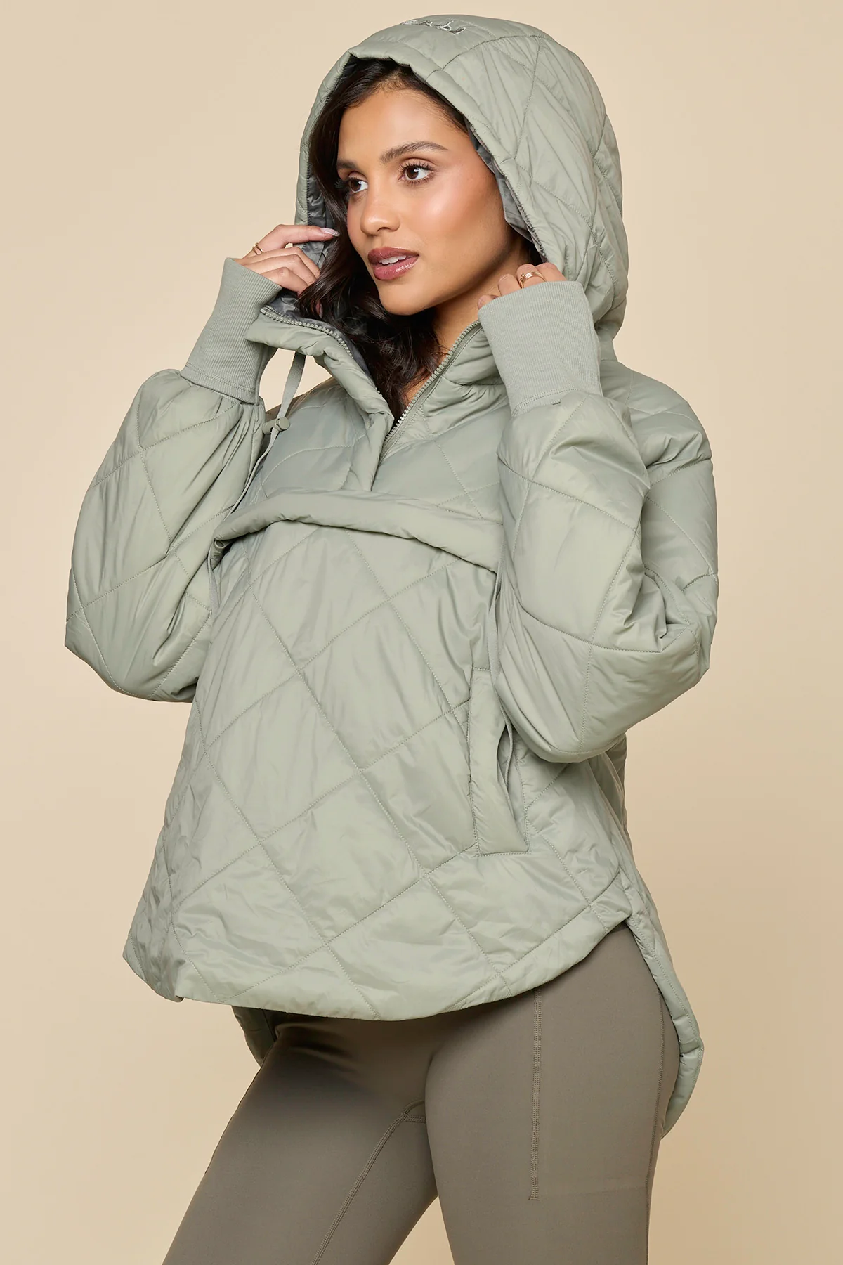 Pillow Packable Puffer Jacket - Light Sage - Image 6