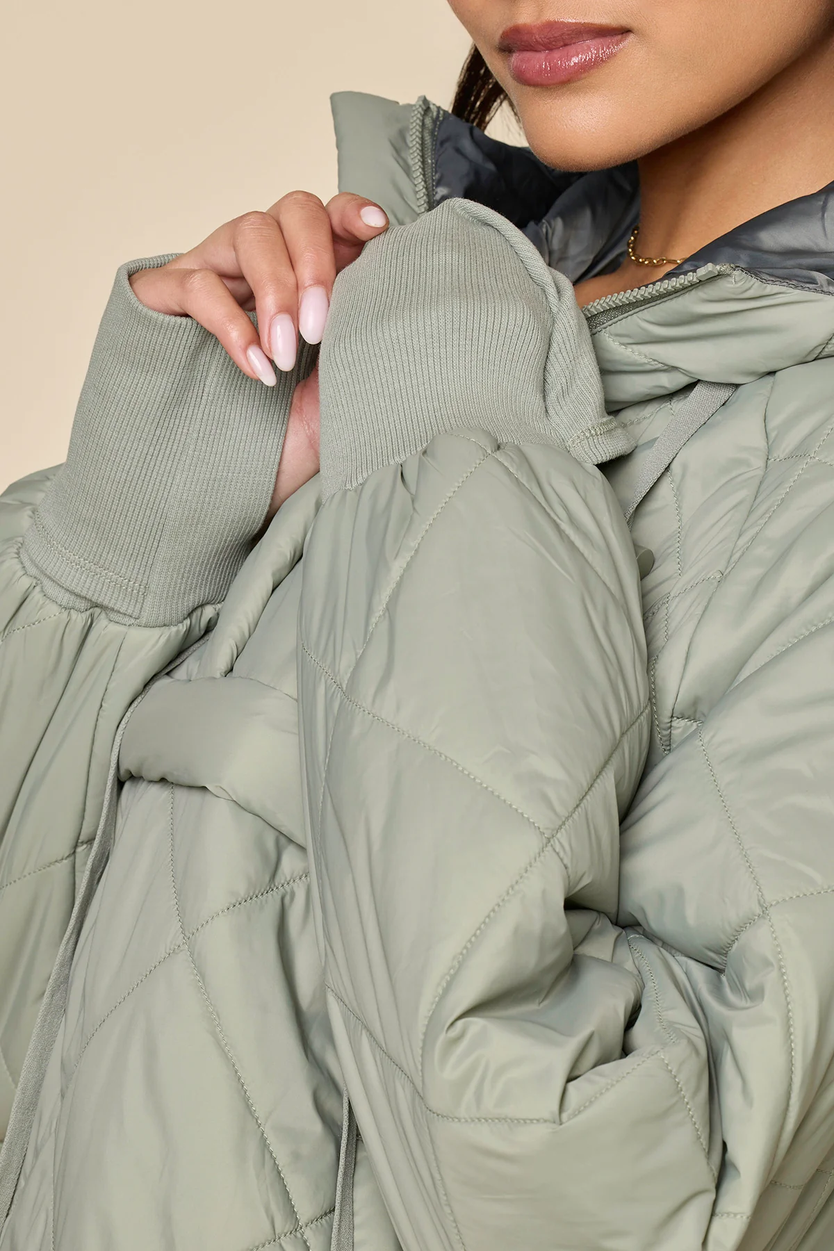 Pillow Packable Puffer Jacket - Light Sage - Image 7
