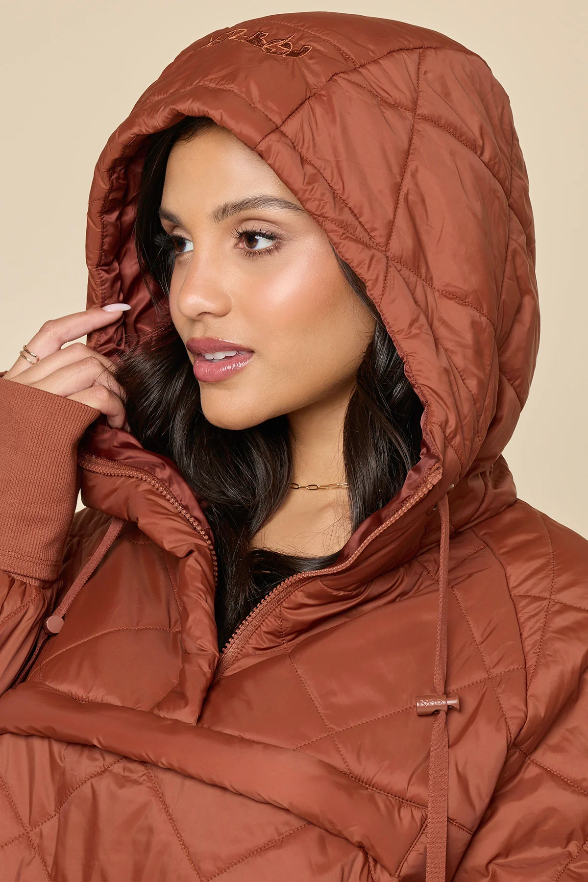Pillow Packable Puffer Jacket - Burnt Sienna - Image 3