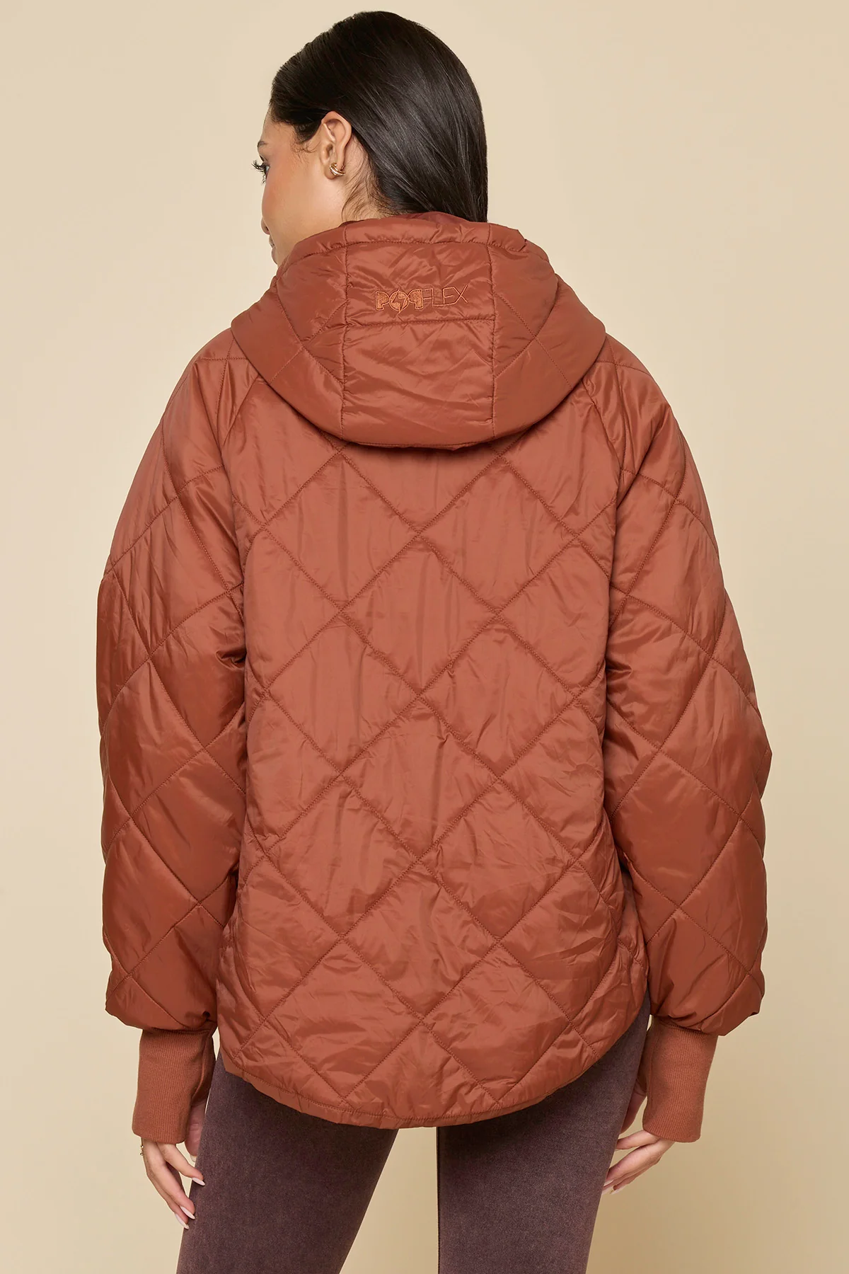 Pillow Packable Puffer Jacket - Burnt Sienna - Image 6