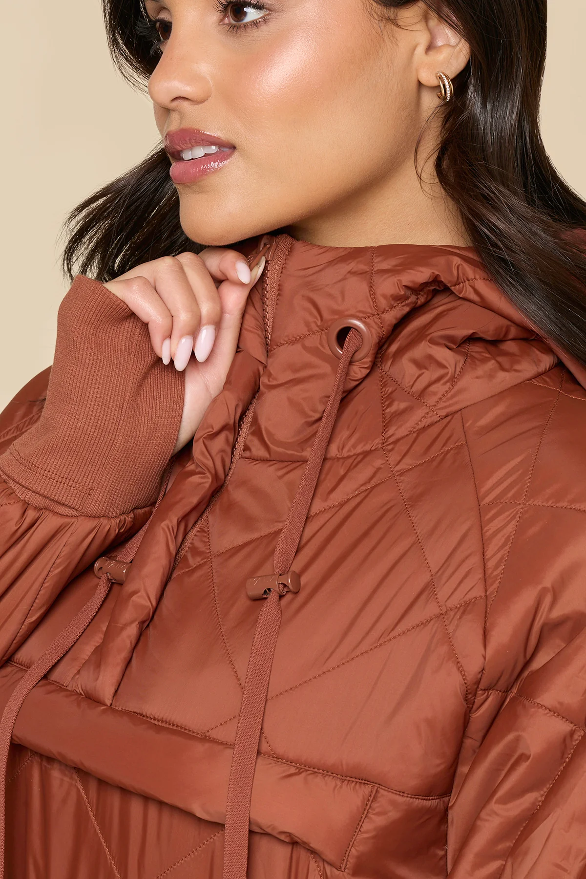 Pillow Packable Puffer Jacket - Burnt Sienna - Image 8