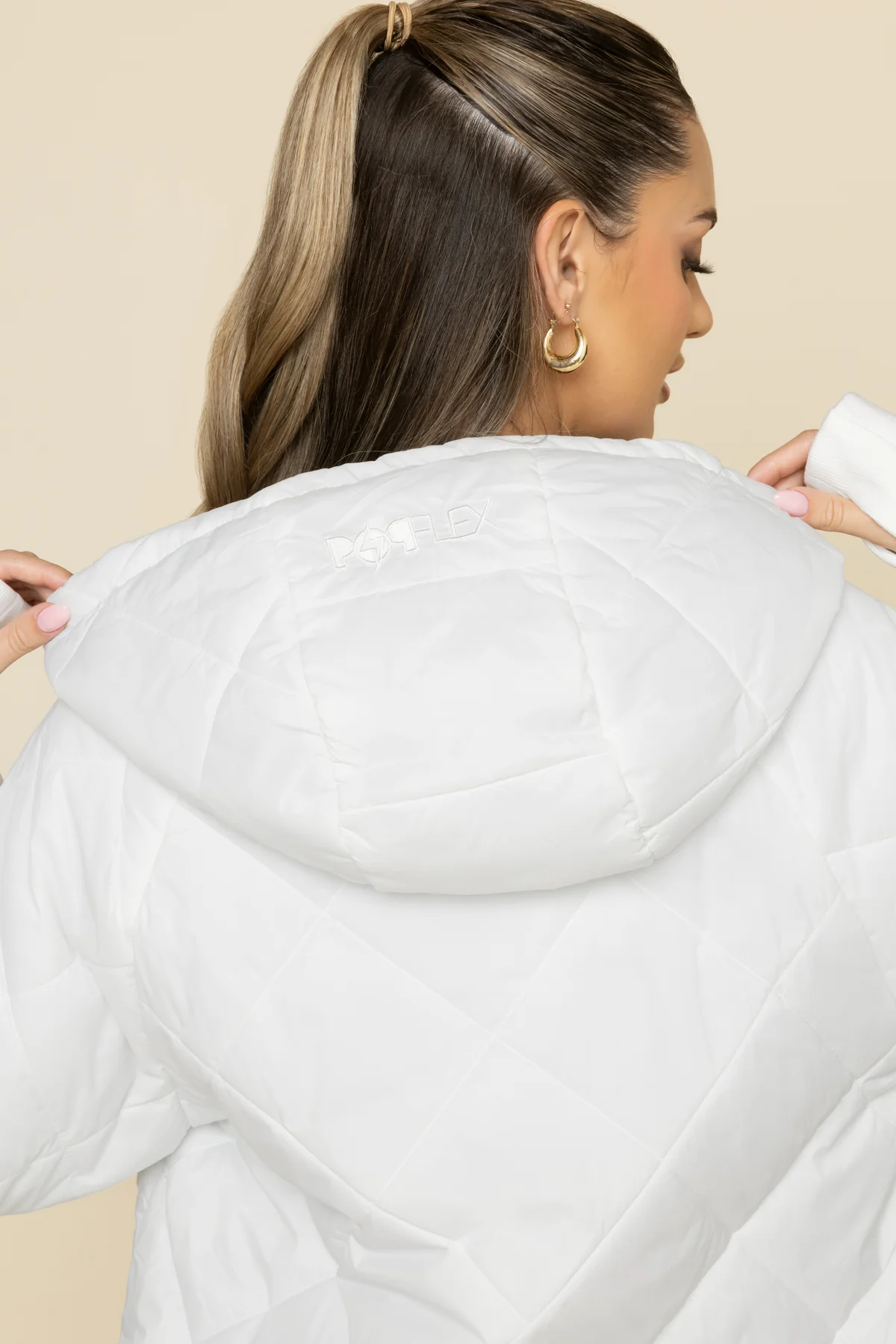 Pillow Packable Puffer Jacket - White - Image 13