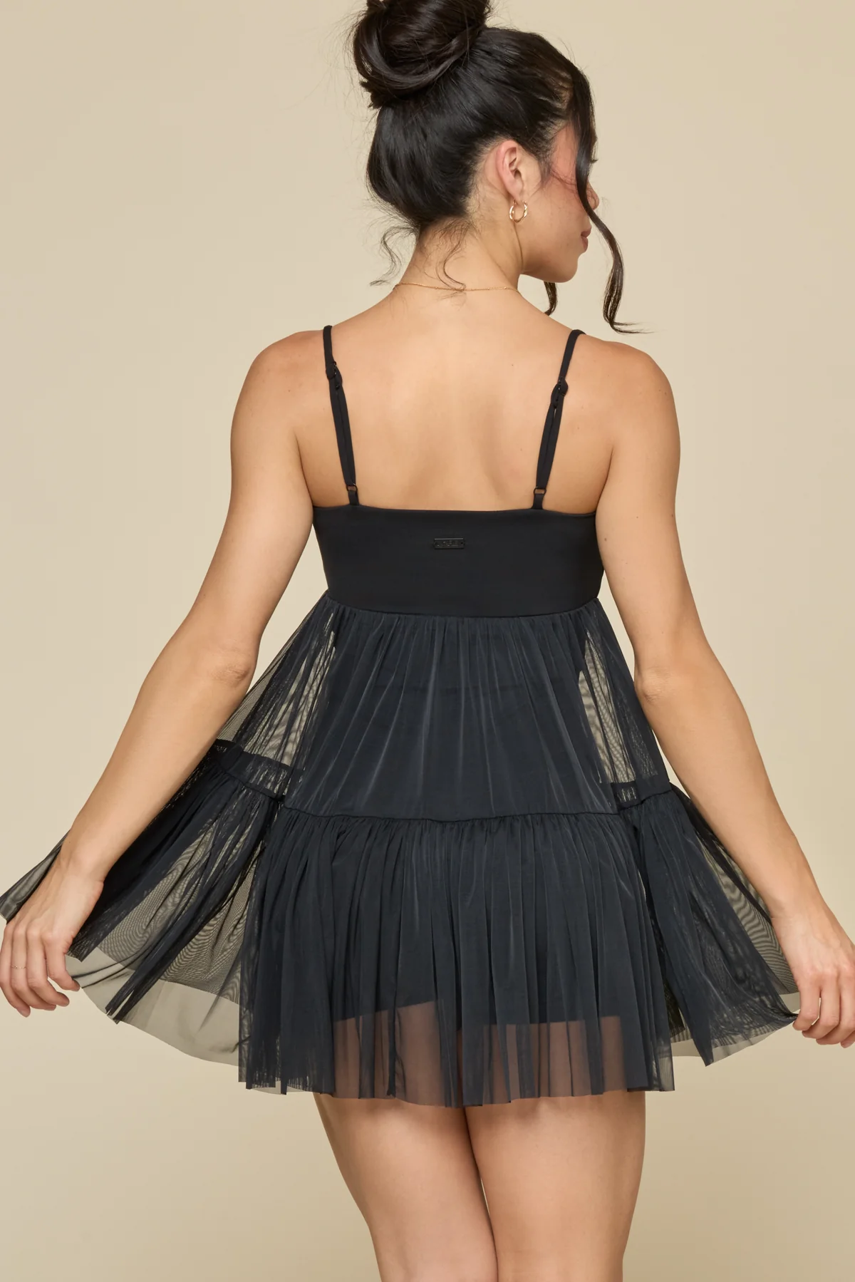 Pirouette Babydoll Dress - Black - Image 7