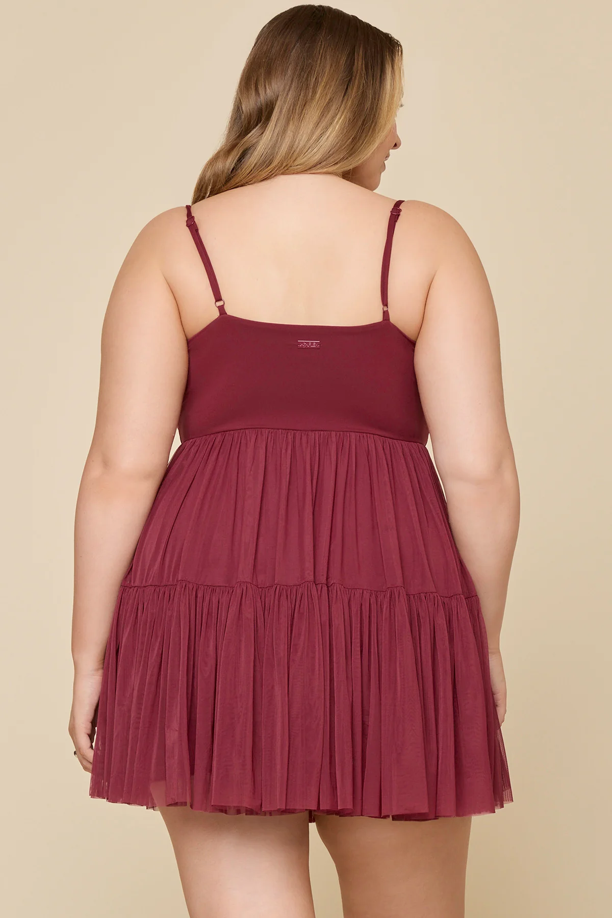Pirouette Babydoll Dress - Crimson - Image 8