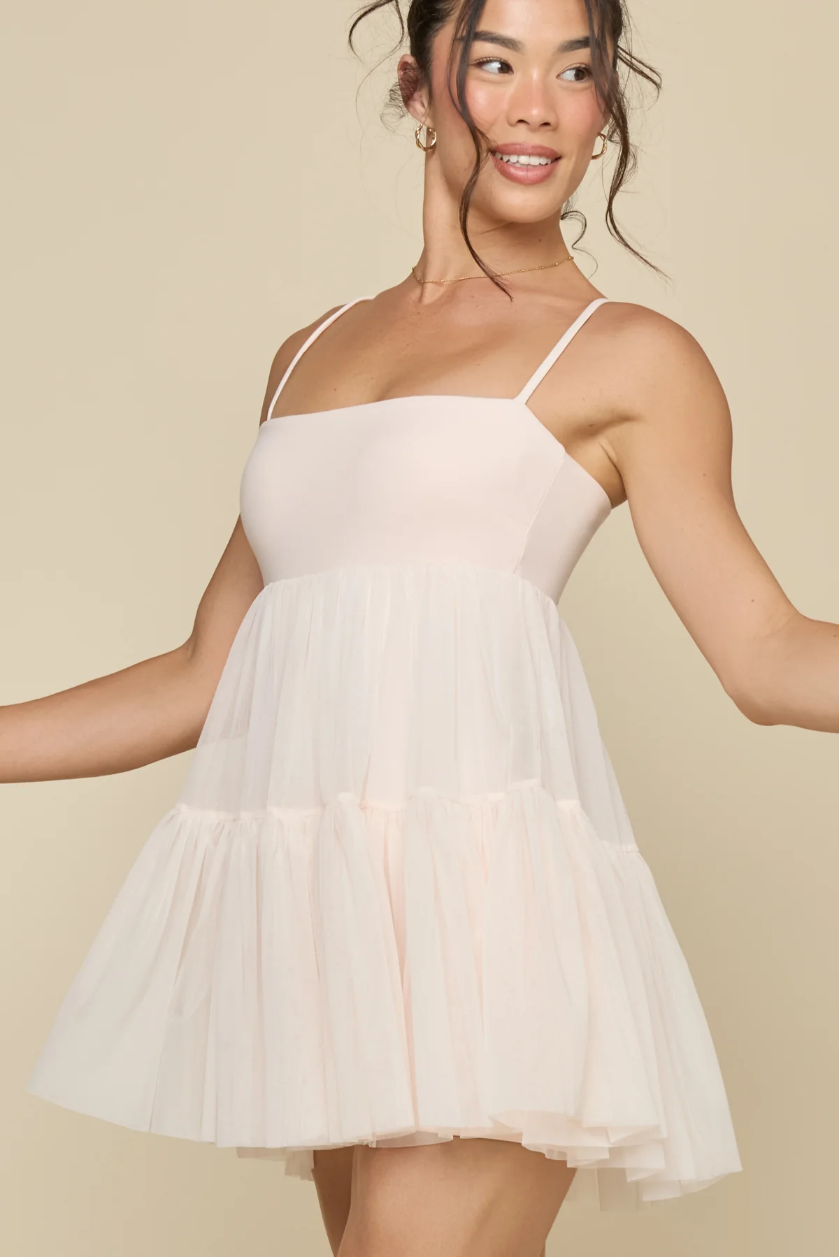 Pirouette Babydoll Dress - Tutu Pink - Image 6
