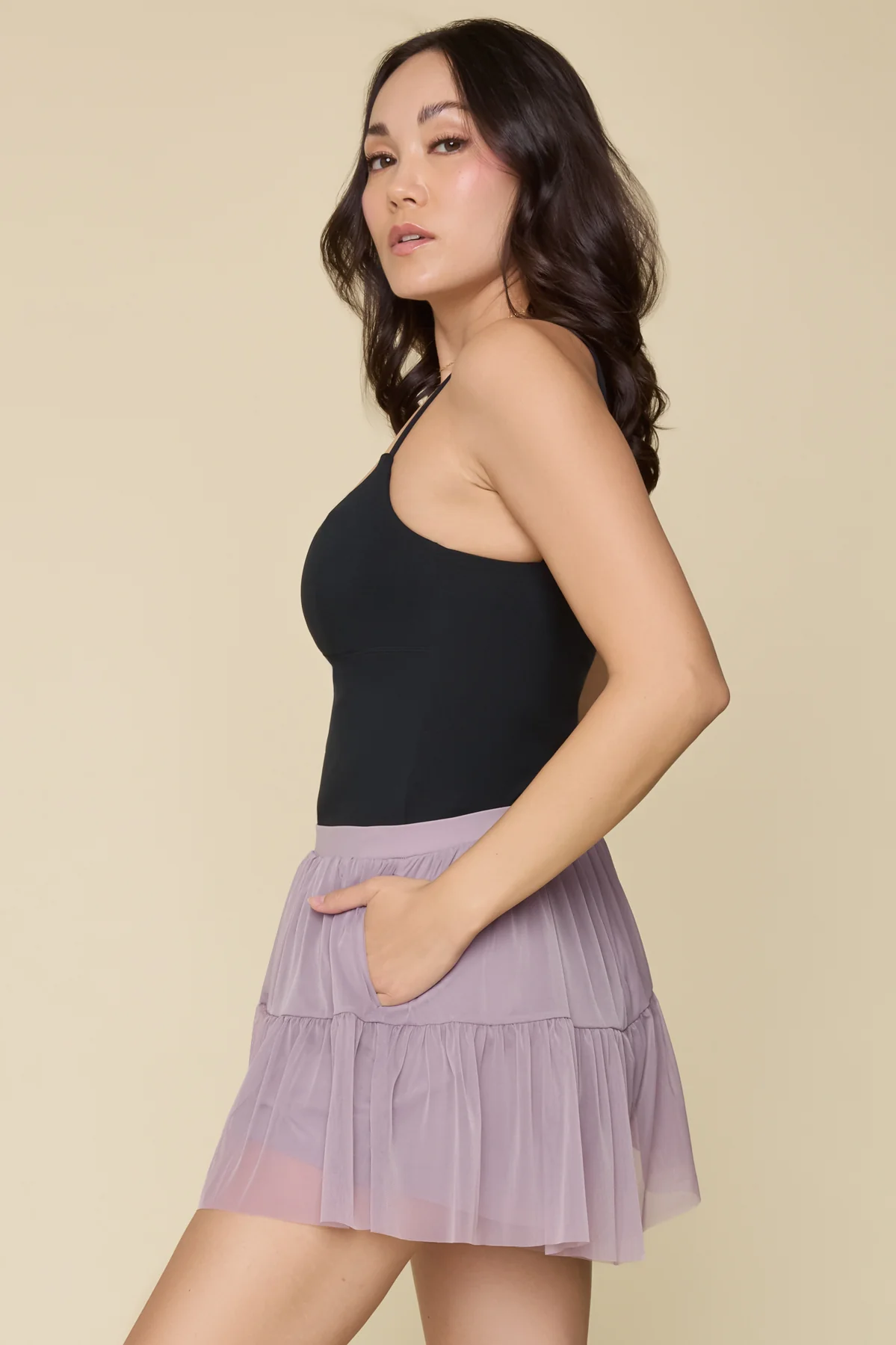 Pirouette Shorts - Dusty Mauve - Image 7