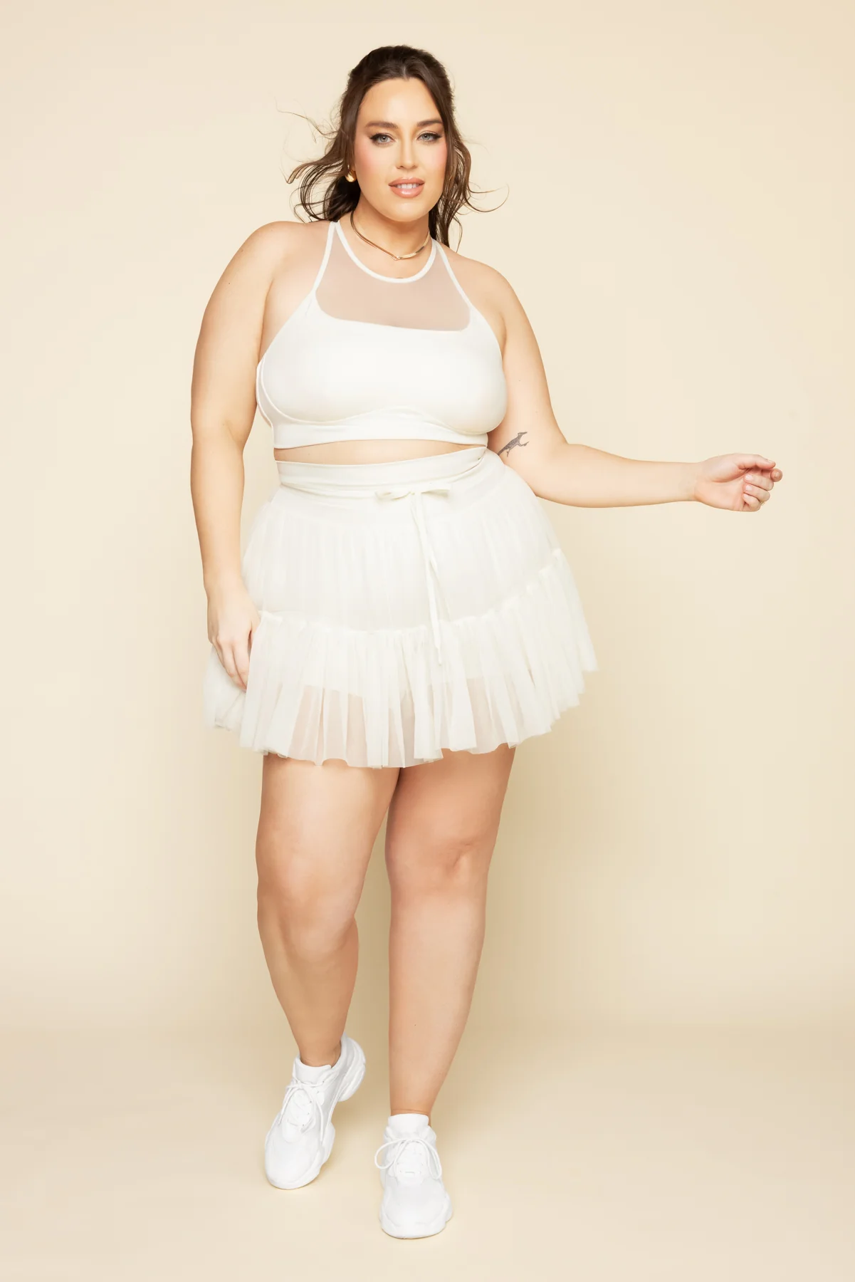 Pirouette Skort - Ivory - Image 7