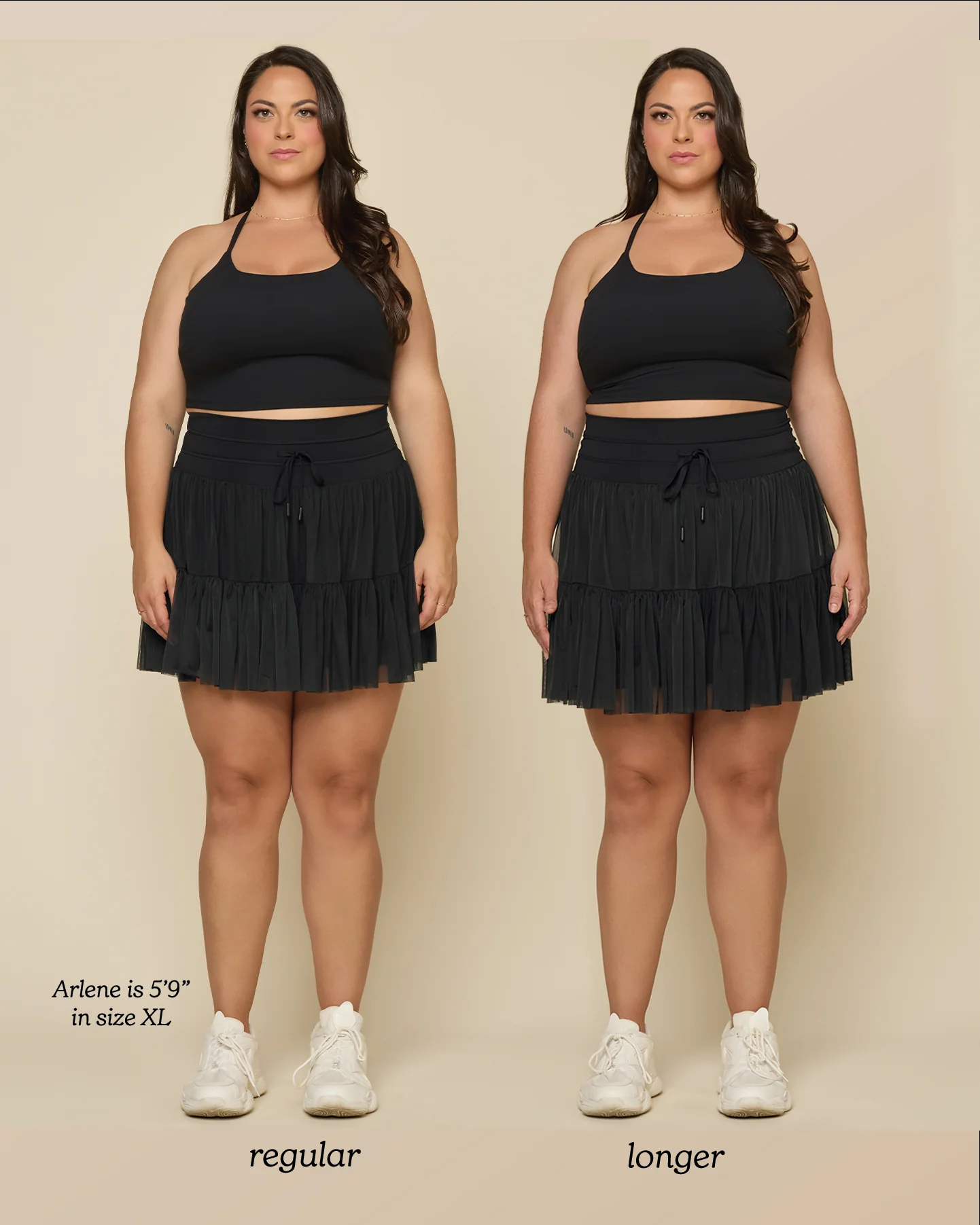 Pirouette Skort (Longer) - Black - Image 11