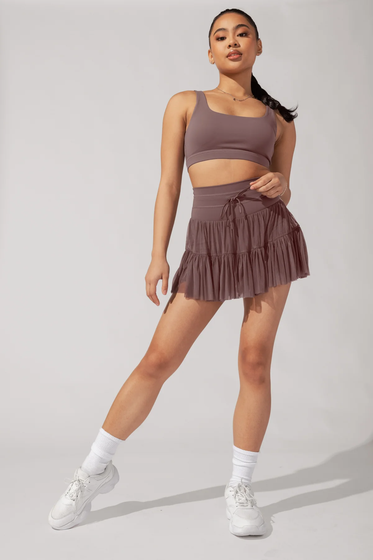 Pirouette Skort - Peppercorn - Image 7
