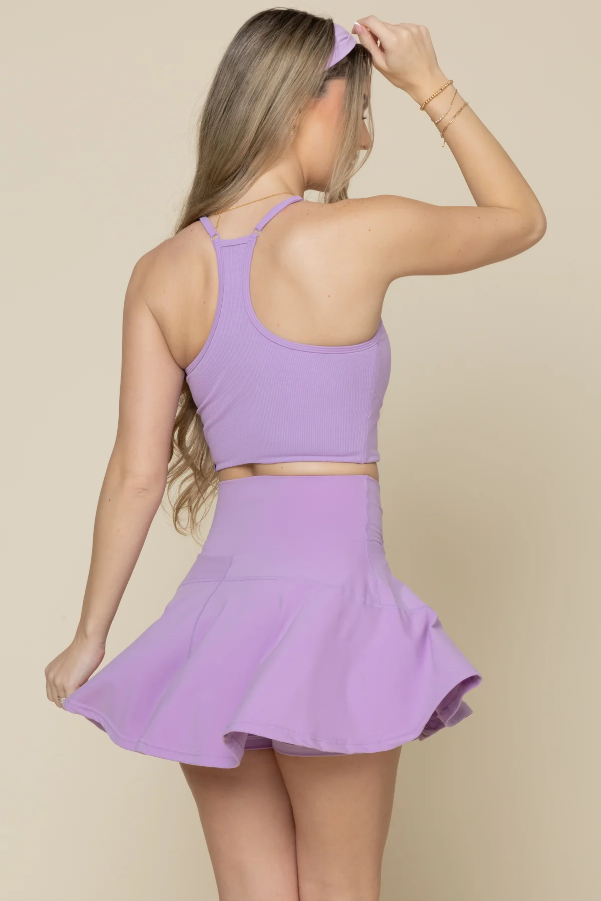 Plié Corset Crop Bralette - Mystic Purple - Image 3
