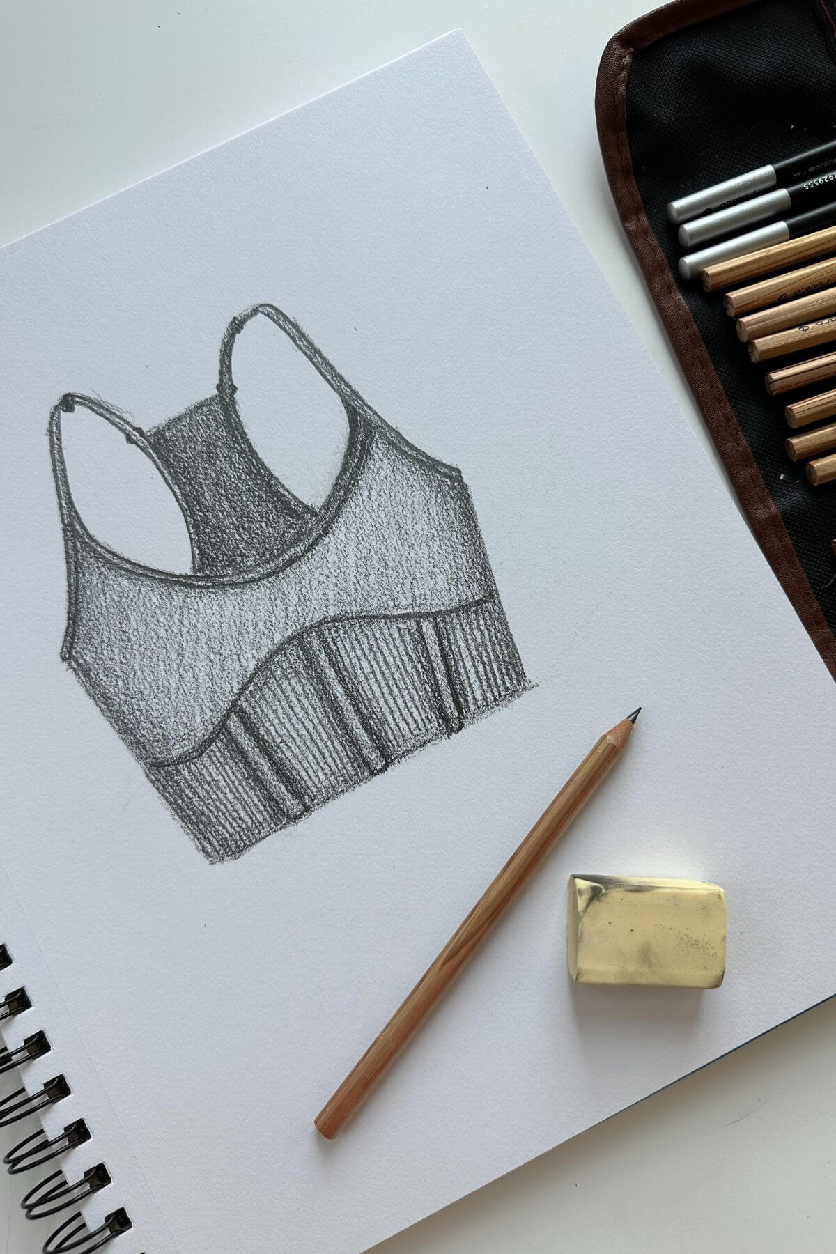 Plié Corset Crop Bralette - Mystic Purple - Image 4