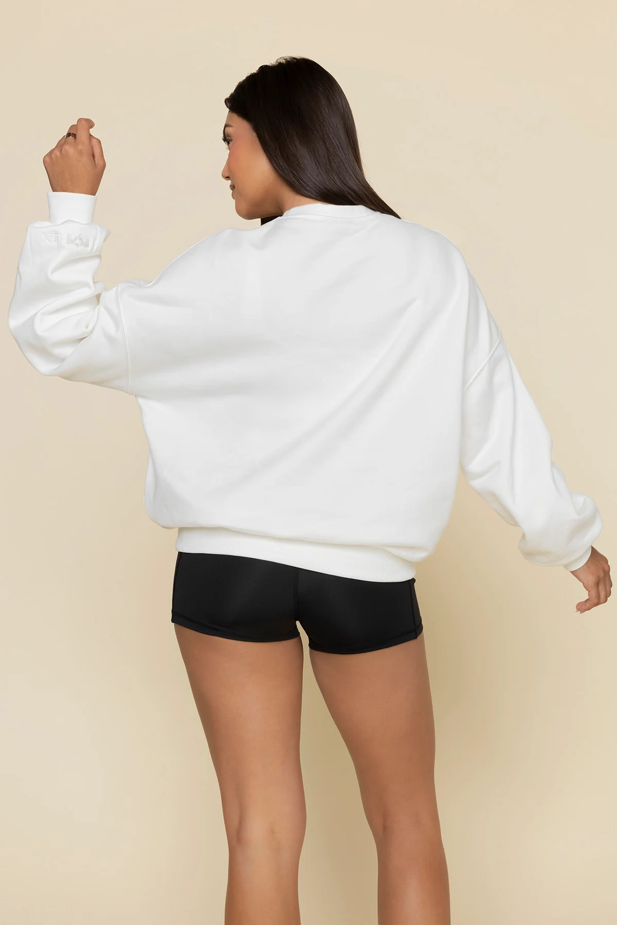 POPFLEX® Active Club Cloud Crewneck Sweater - White - Image 9