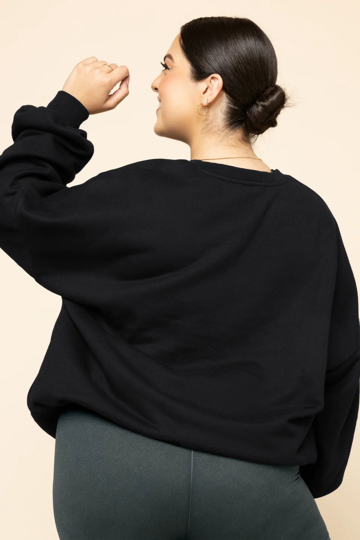 POPFLEX® Cloud Crewneck Sweater - Black - Image 5