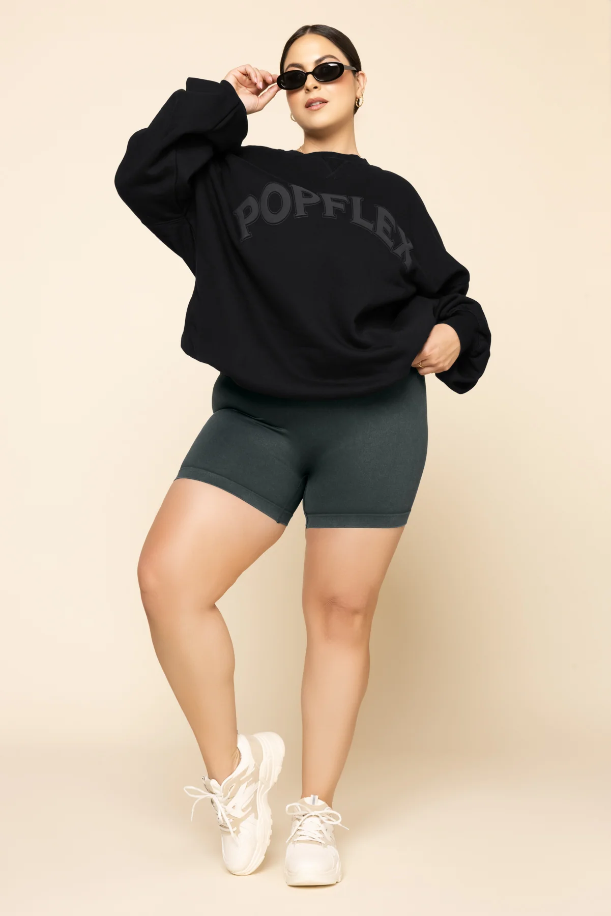 POPFLEX® Cloud Crewneck Sweater - Black - Image 6