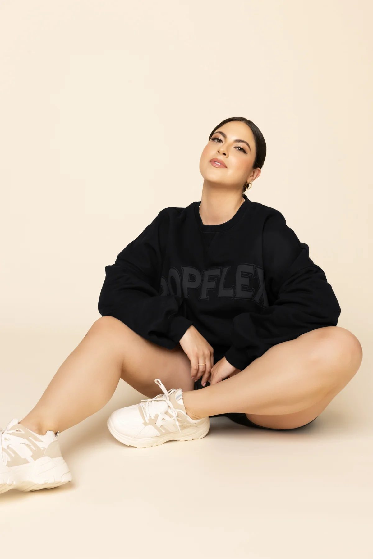 POPFLEX® Cloud Crewneck Sweater - Black - Image 8
