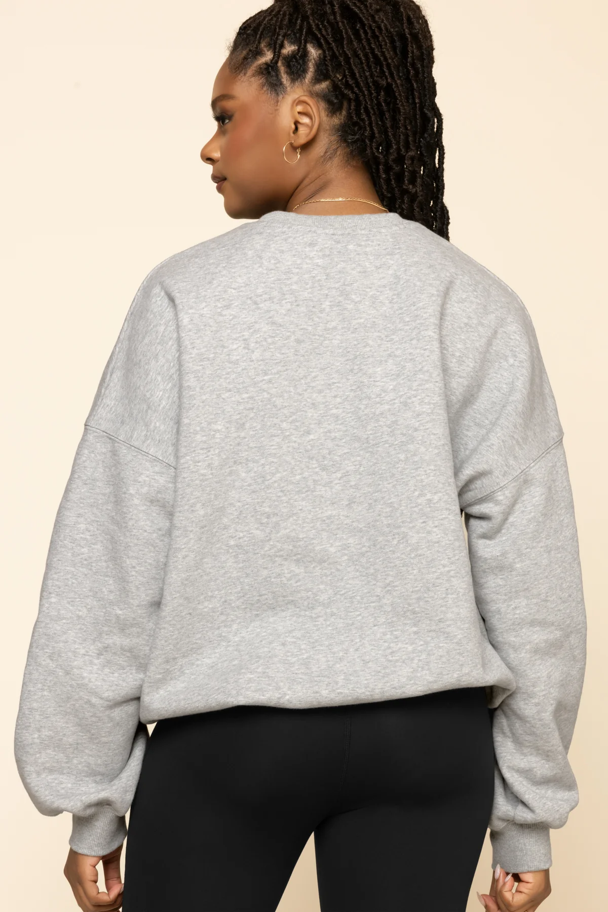 POPFLEX® Cloud Crewneck Sweater - Heather Grey - Image 5