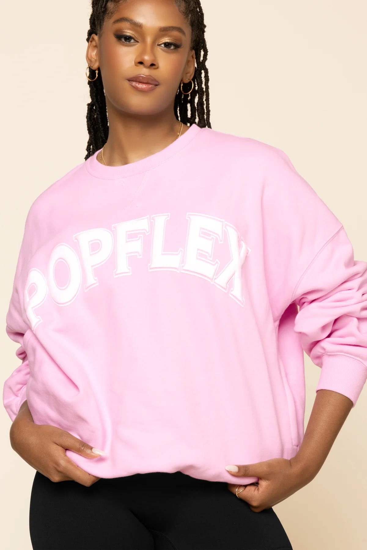 POPFLEX® Cloud Crewneck Sweater - Pink Crush - Image 7
