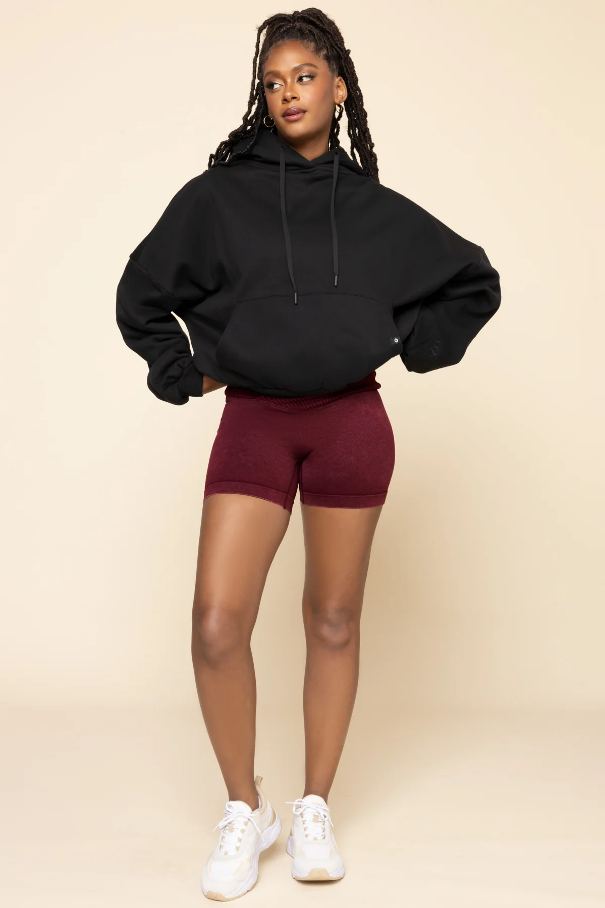 Pullover Cloud Hoodie - Black - Image 2