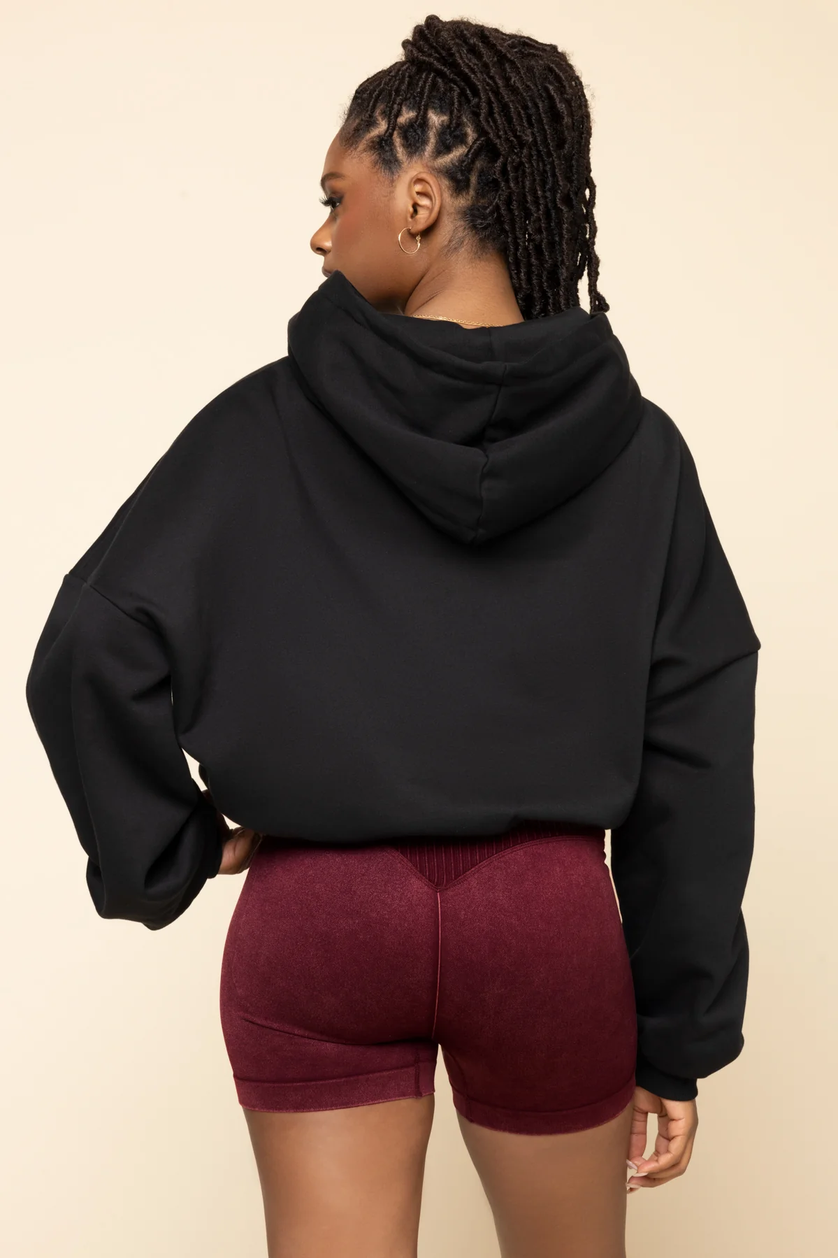Pullover Cloud Hoodie - Black - Image 4