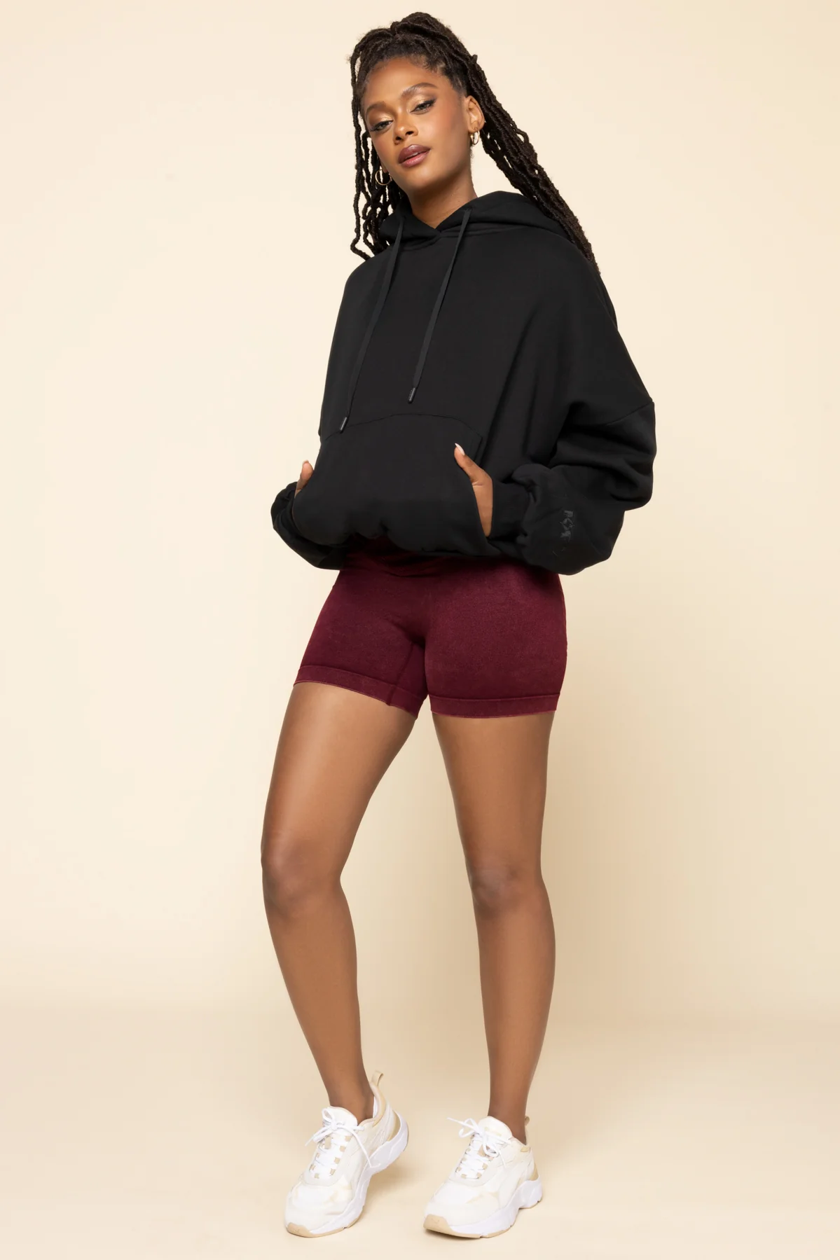 Pullover Cloud Hoodie - Black - Image 6
