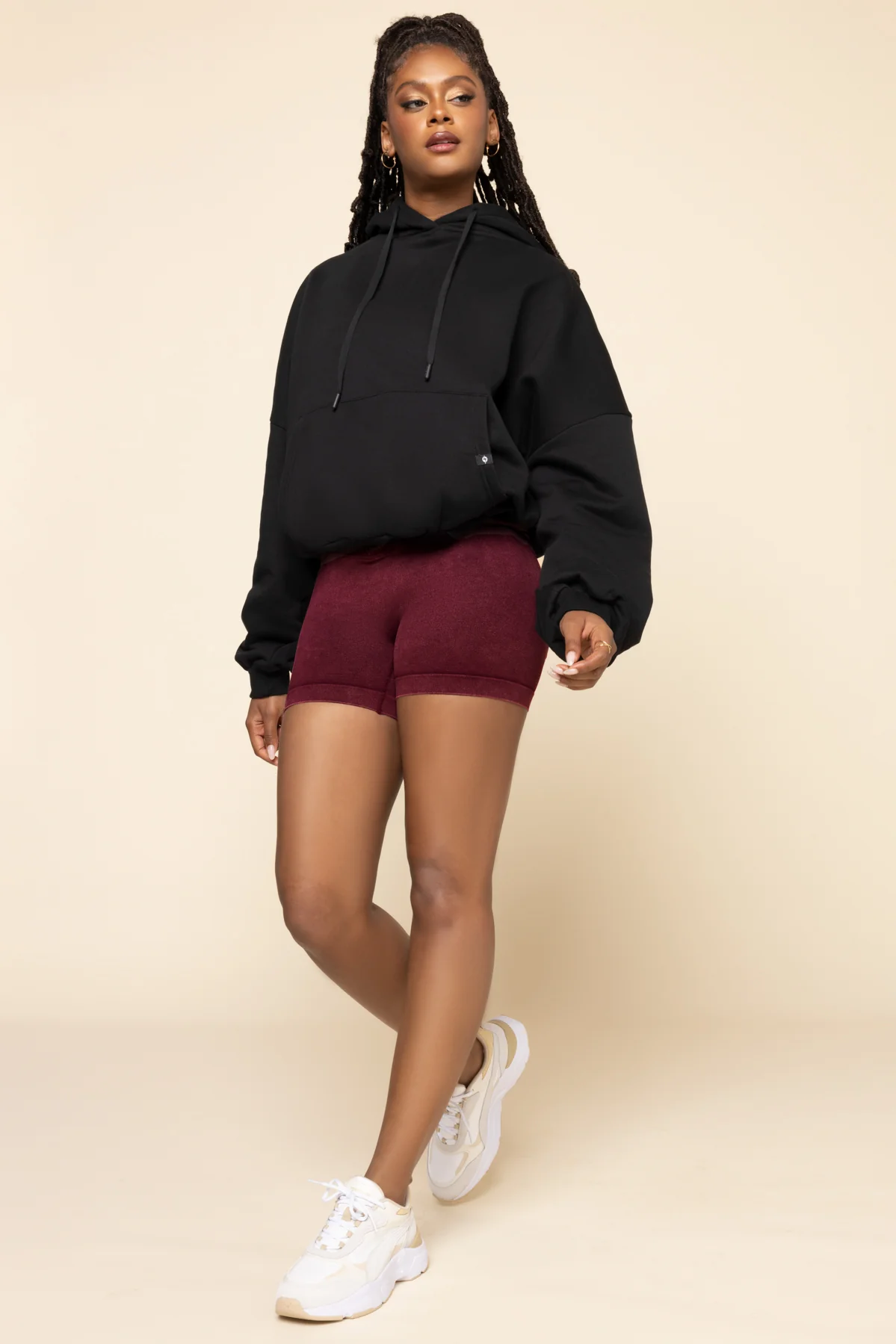 Pullover Cloud Hoodie - Black - Image 7
