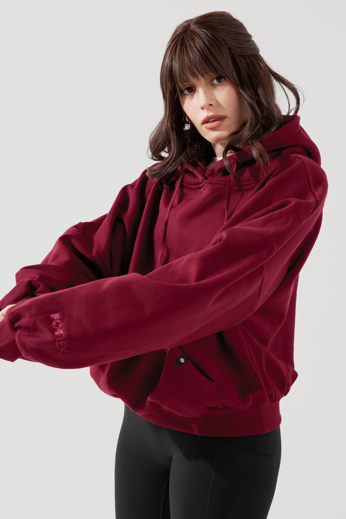 Pullover Cloud Hoodie - Crimson - Image 10