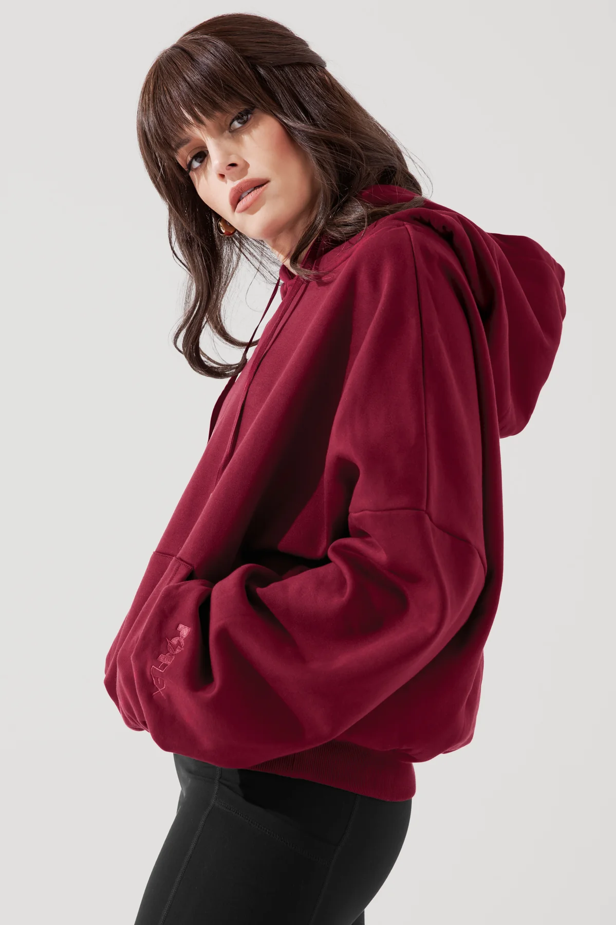Pullover Cloud Hoodie - Crimson - Image 3