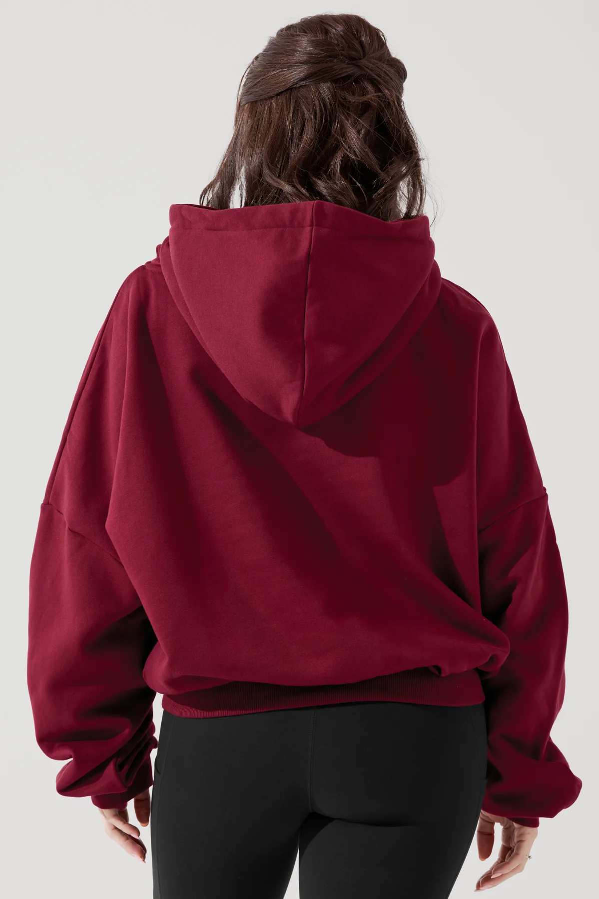 Pullover Cloud Hoodie - Crimson - Image 4
