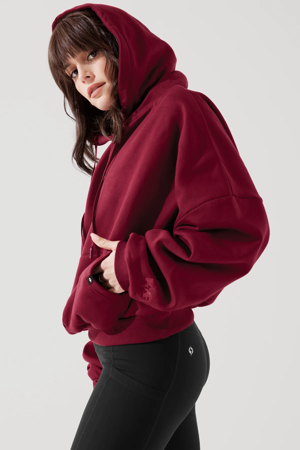 Pullover Cloud Hoodie - Crimson - Image 8