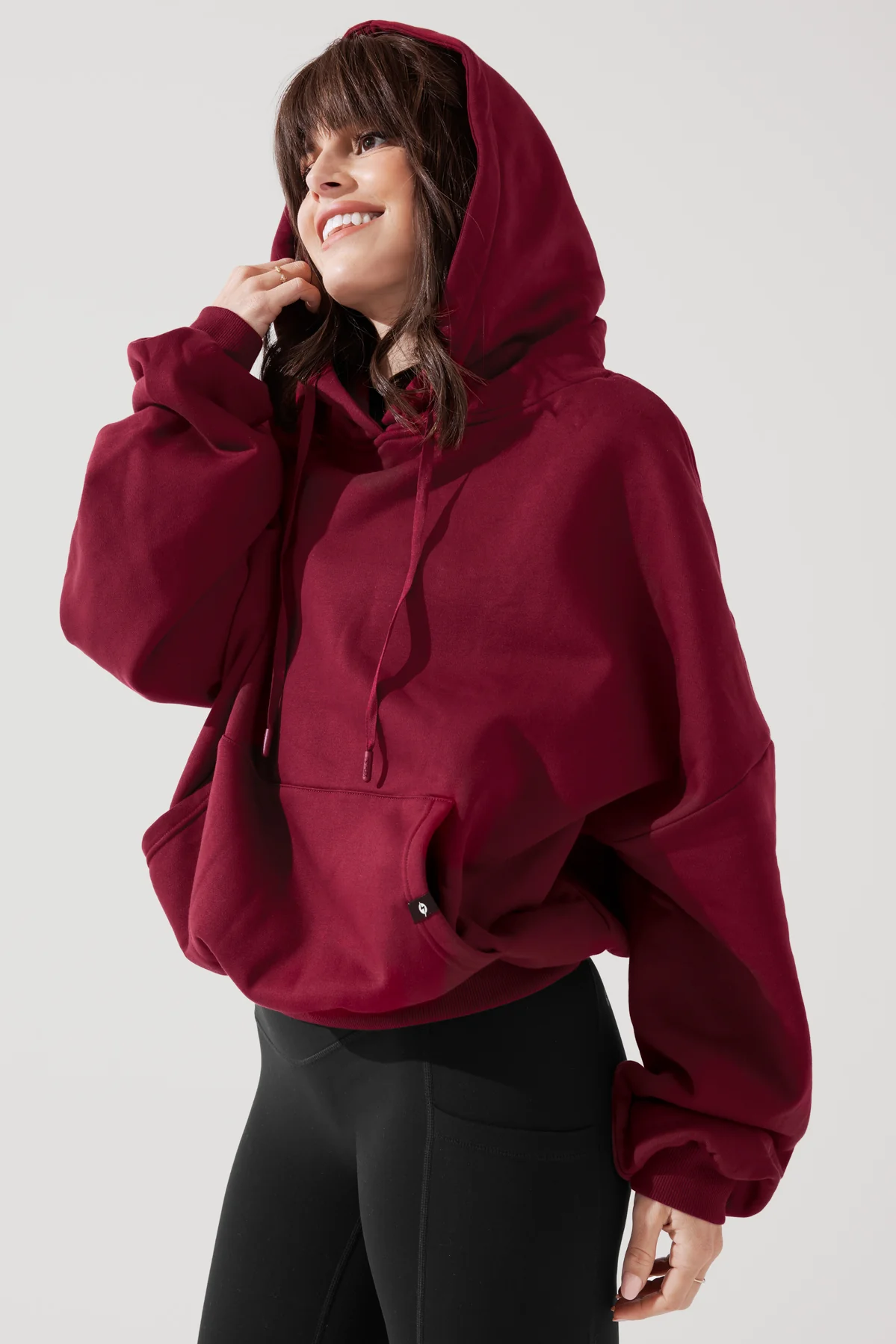Pullover Cloud Hoodie - Crimson - Image 9
