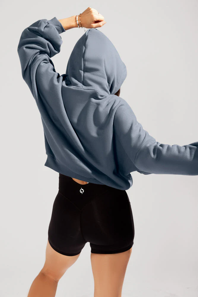 Pullover Cloud Hoodie - Denim Blue - Image 4