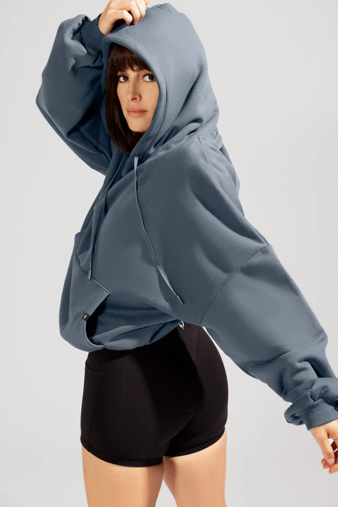 Pullover Cloud Hoodie - Denim Blue - Image 5